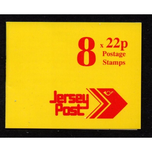 Jersey Sc  491a 1989 8 x 22 p  stamp booklet mint NH