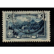 Switzerland Sc 206 1928 5 Fr Rutli stamp used