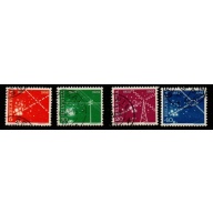 Switzerland Sc 340-343 1952 Telecommunications  stamp set used