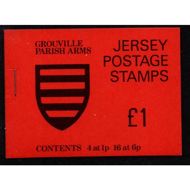 Jersey Sc  138b, 140a 1981 in  stamp booklet mint NH