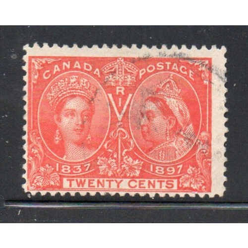 Canada Sc 59 1897 20c Victoria Jubilee stamp used