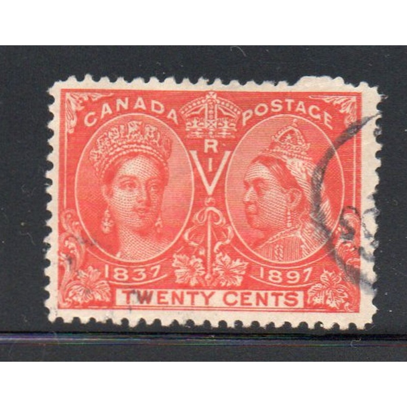 Canada Sc 59 1897 20c Victoria Jubilee stamp used