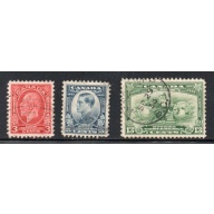 Canada Sc 192-194  1932 Economic Conference stamp set used