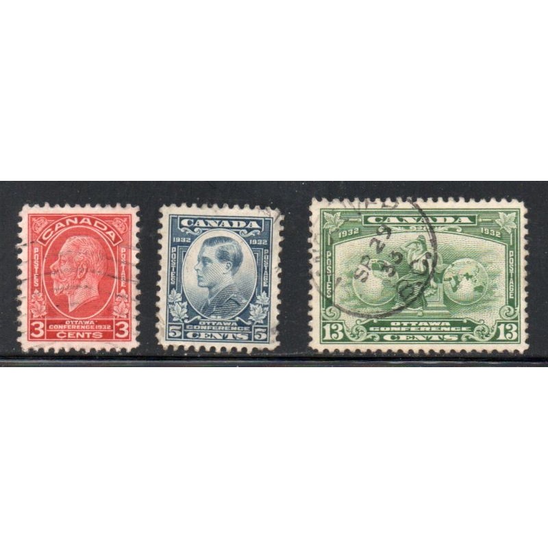 Canada Sc 192-194  1932 Economic Conference stamp set used