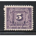 Canada Sc J9 1930 5 c dark violet postage due stamp mint
