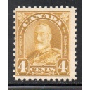 Canada Sc 168 1930 mint NH 4c yellow bistre G V arch issue stamp mint NH