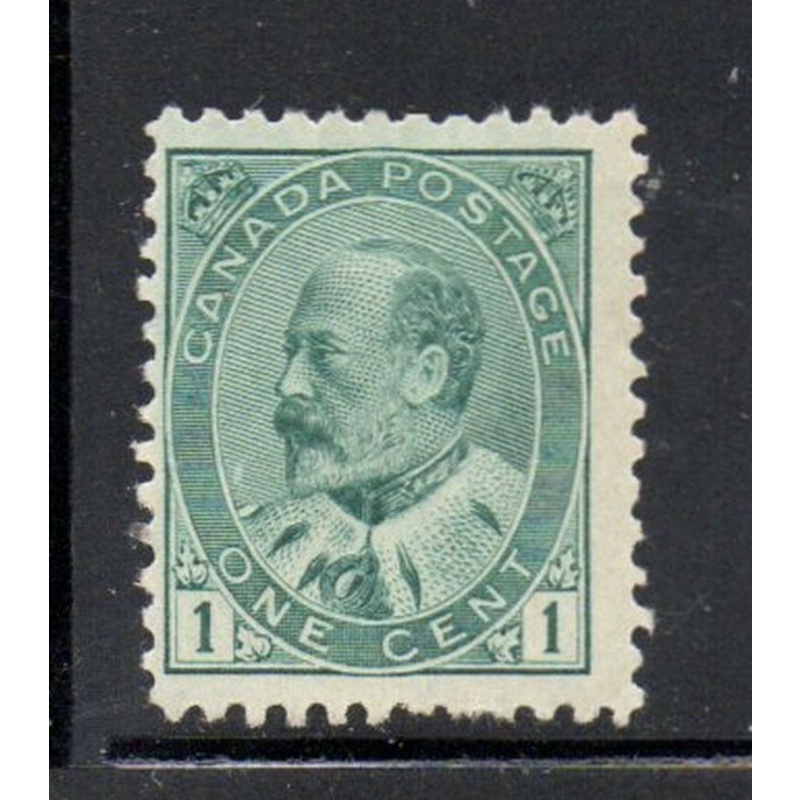 Canada Sc 89 1903 1 c green Edward VII stamp mint