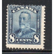 Canada Sc 154 1928 8 c blue George V scroll issue stamp mint