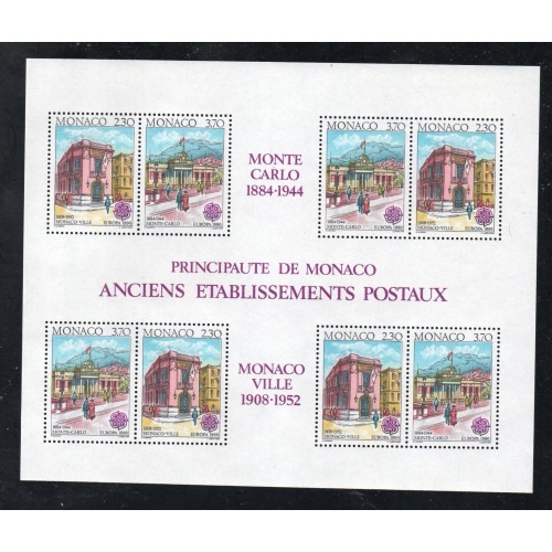 Monaco Sc 1717a 1990  Europa stamp sheet mint NH
