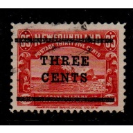 Newfoundland Sc 130 1920 3 c on 35 c Iceberg stamp used