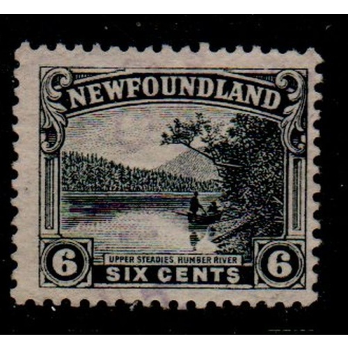 Newfoundland Sc 136 1923 6c Upper Steadies Humber River stamp used