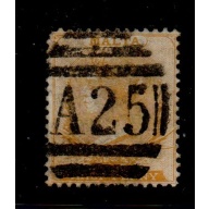 Malta Sc  7 1882 1/2d red orange Victoria stamp used