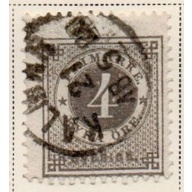 Sweden Sc 29 1879 4 ore gray stamp used