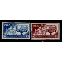 Ireland Sc 99-100 1937 Constitution Day stamp set mint