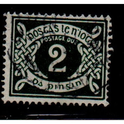 Ireland Sc J3 1925 2d dark green Postage Due stamp used