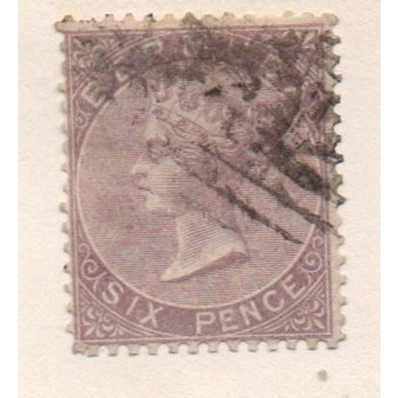 Bermuda Sc 4 1865 6d brown lilac Victoria stamp used