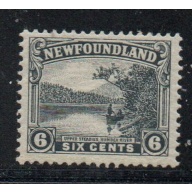 Newfoundland Sc 136 1923 6 c grey black Upper Steadies Humber River stamp mint