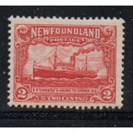 Newfoundland Sc 164 1929 2c steamship  stamp mint re-engraved