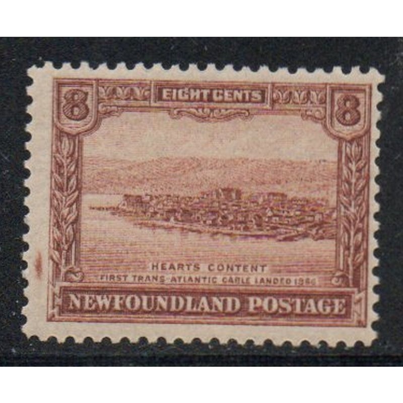 Newfoundland Sc 178 1931 8c Hearts Content stamp mint NH  watermarked