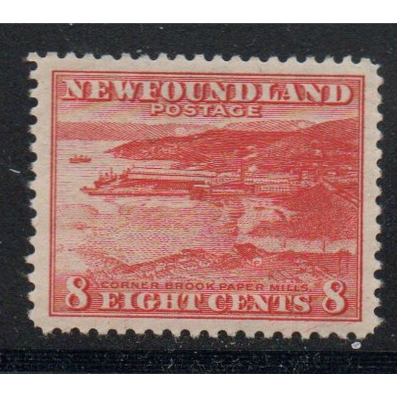 Newfoundland Sc 209 1932 8c orange red Paper Mill Corner Brook stamp mint