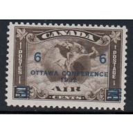 Canada Sc C4 1932  6c Ottawa Conference airmail stamp mint NH