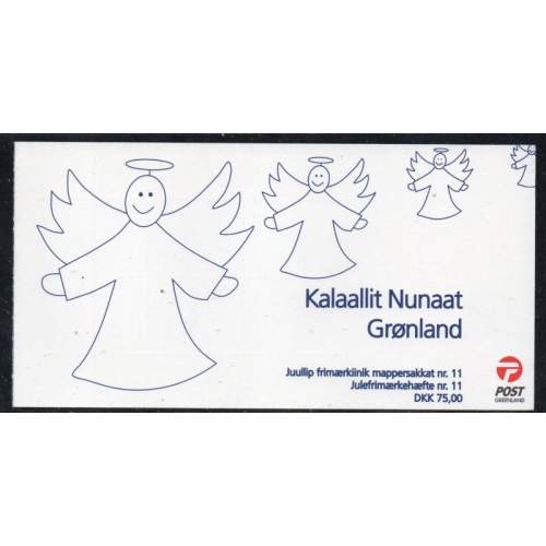 Greenland  Sc 488a 2006 Christmas stamp booklet pane in booklet mint NH