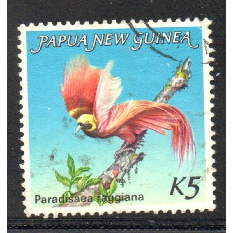 Papua New Guinea Sc 603 1984 5K Bird of Paradise stamp used