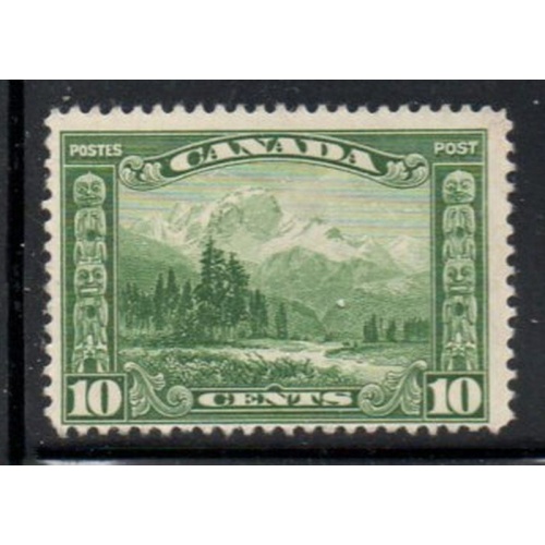 Canada  Sc 155 1928 10c Mt Hurd  stamp mint