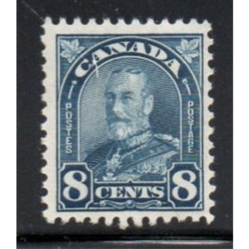 Canada  Sc 171 19308 c dark blue George V arch issue stamp mint