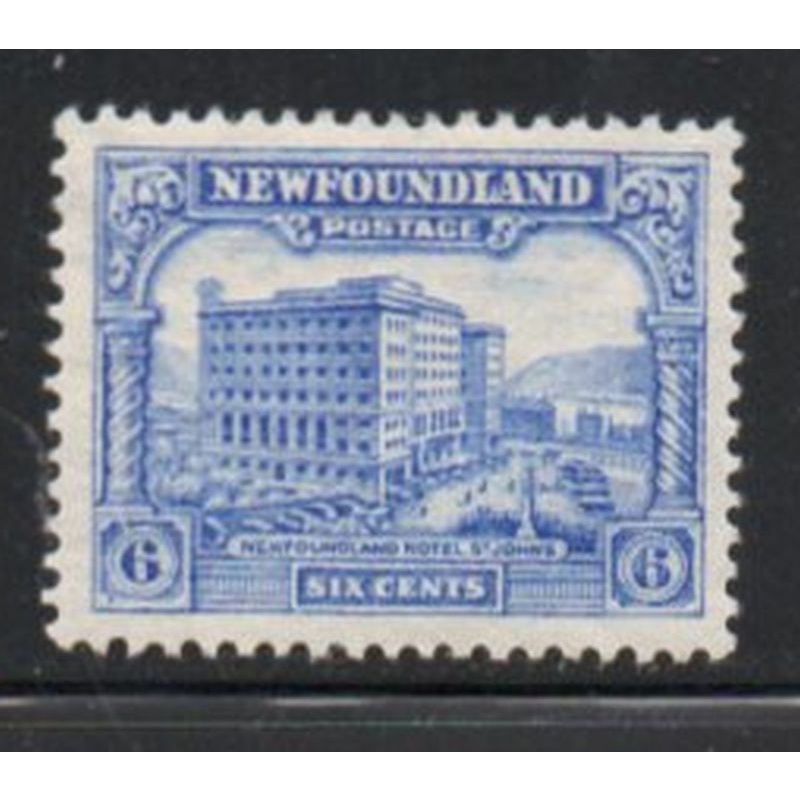 Newfoundland Sc 177 1931 6c Hotel Newfoundland watermarked stamp mint