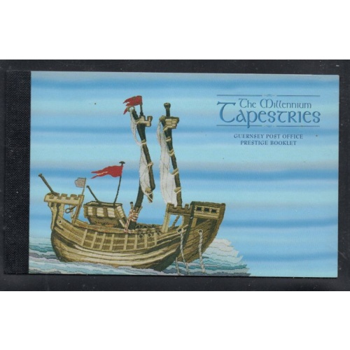 Guernsey Sc 618a//624b  1998 Millennium Tapestries stamp booklet mint NH