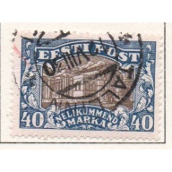 Estonia Sc 83 1927 Vanemuine Theatre Tartu stamp  used