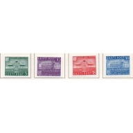 Estonia Sc  144-147 1939 Parnu Baths stamp set mint
