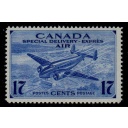 Canada Sc CE2 1943 17c airmail special delivery stamp mint