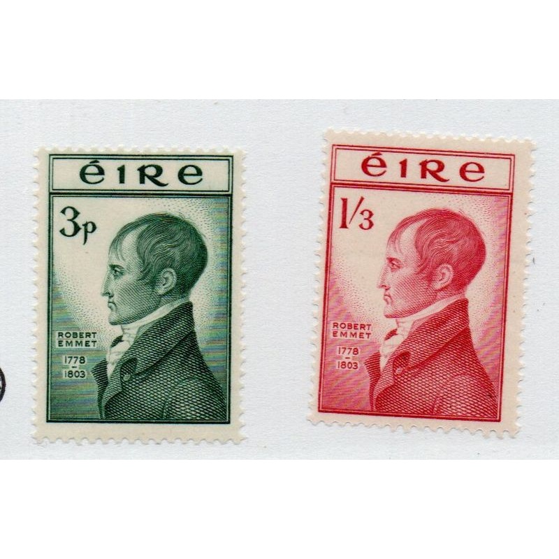Ireland Sc 149-150 1953 Execution of Emmet stamp set mint NH