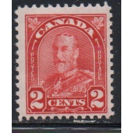 Canada Sc 165 1930 2 c deep red G V arch issue stamp mint