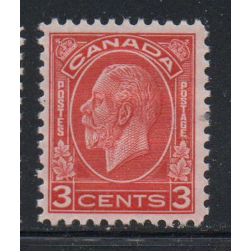 Canada Sc 197 1932  3 c deep red  G V medallion issue stamp mint NH