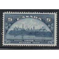 Canada Sc 202 1933 5c blue UPU Meeting stamp mint