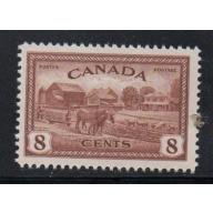 Canada Sc 268 1946 8c farm scene stamp mint