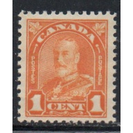 Canada Sc 162 1930 1 c orange G V arch issue stamp mint NH