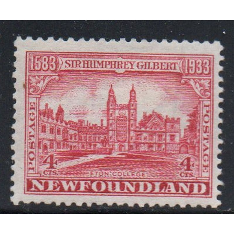Newfoundland Sc 215 1933 4 c Eton College stamp  mint