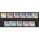 Ireland Sc J37-J47 1988 Postage Due stamp set mint NH