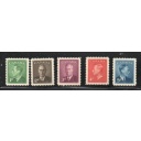 Canada Sc 289-293 1950 G VI set no  Postes Postage stamp set mint