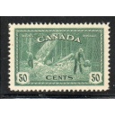 Canada Sc 272 1946 50c green Lumbering Industry stamp mint NH