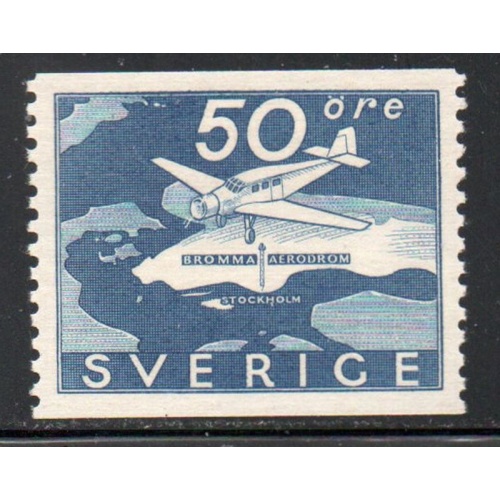 Sweden Sc 263 1936 Bromma Airport stamp mint