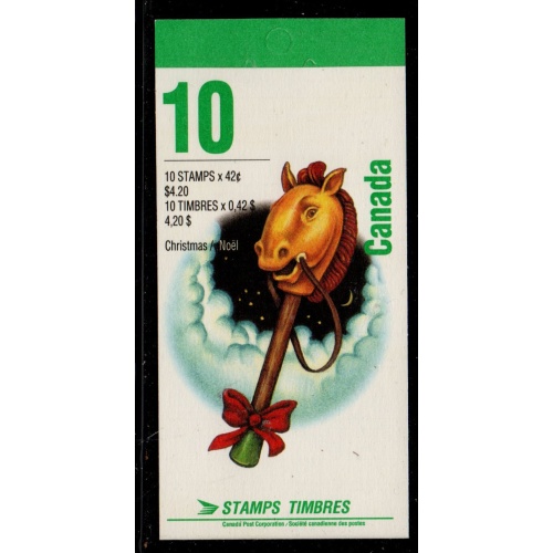 Canada USC Bk150b (1452b) 1992 42c Christmas booklet mint NH