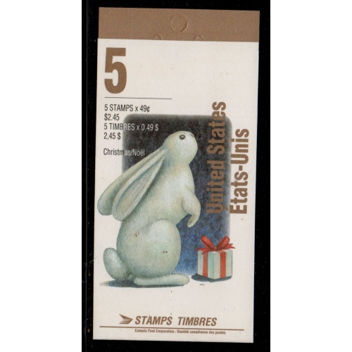 Canada USC Bk164b (1500a) 1993 49c Christmas booklet mint NH