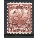 Newfoundland Sc 116 1919 3 c red brown Caribou Gueudecourt stamp mint