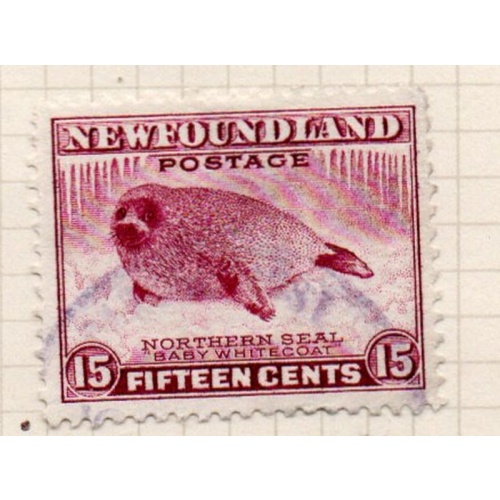 Newfoundland Sc 195 1932 15 c magenta Seal Dog  stamp used