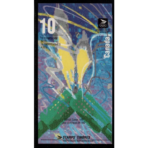 Canada USC Bk144b (1403b) 1992 42c Winter Olympics booklet mint NH